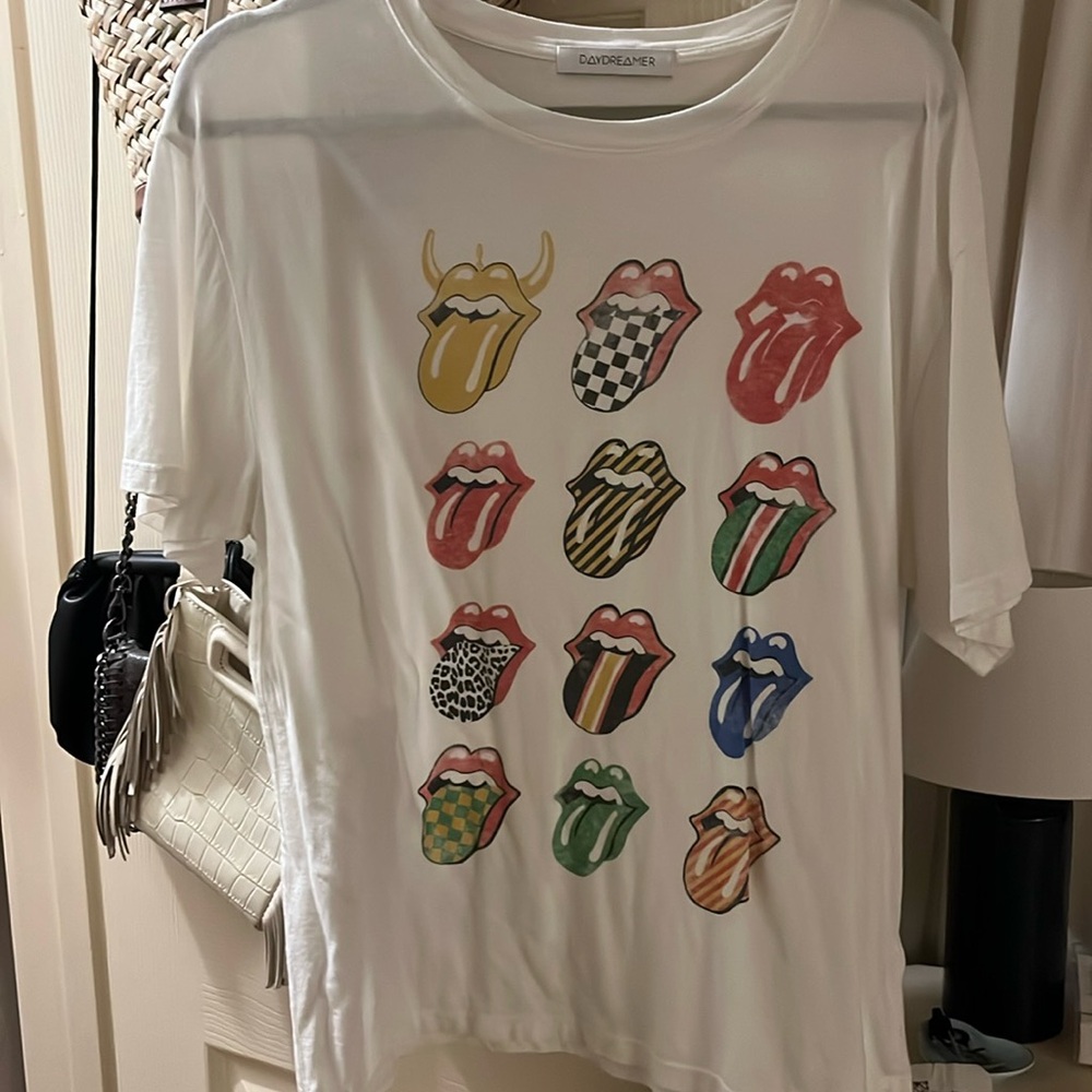 Revolve shirt- Rolling Stones tounges